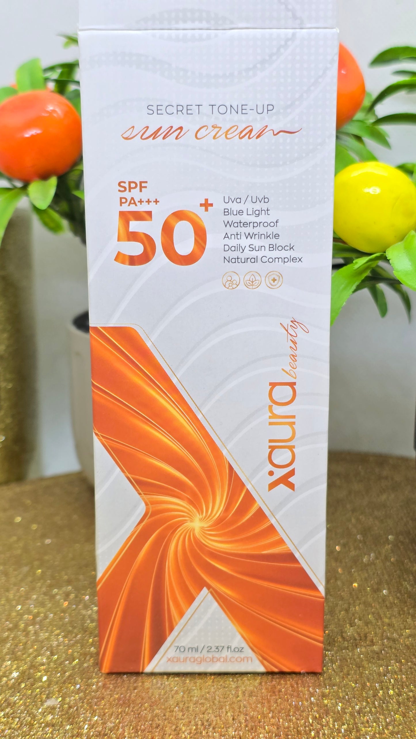 Xaura Sonnencreme LSF 50 PA+++ UVA/UVB Schutz – aus Korea mit Anti-Falten-Wirkung