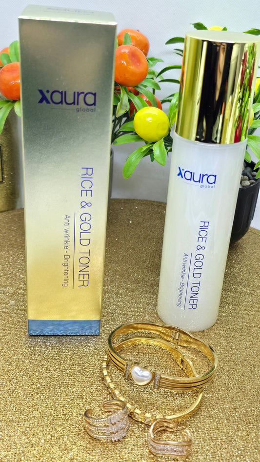 Xaura Rice & Gold Toner – Anti Wrinkle & Brightening
