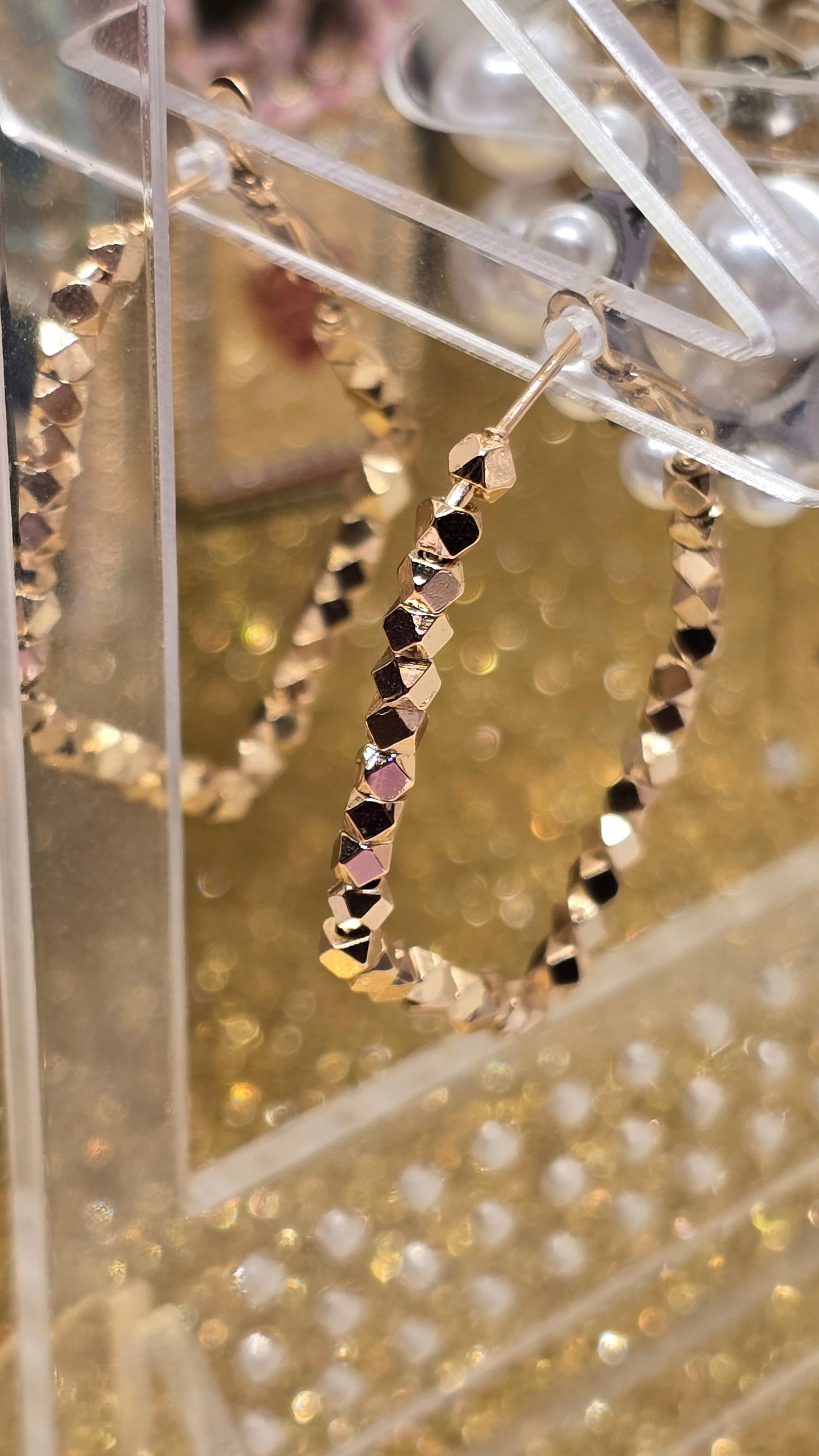 18K Rosegold Ohrringe - rosevergoldete Zierliche Ohrstecker