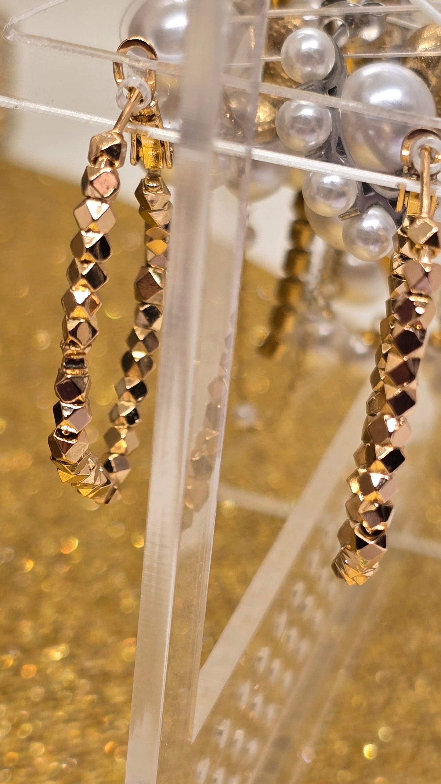 18K Rosegold Ohrringe - rosevergoldete Zierliche Ohrstecker