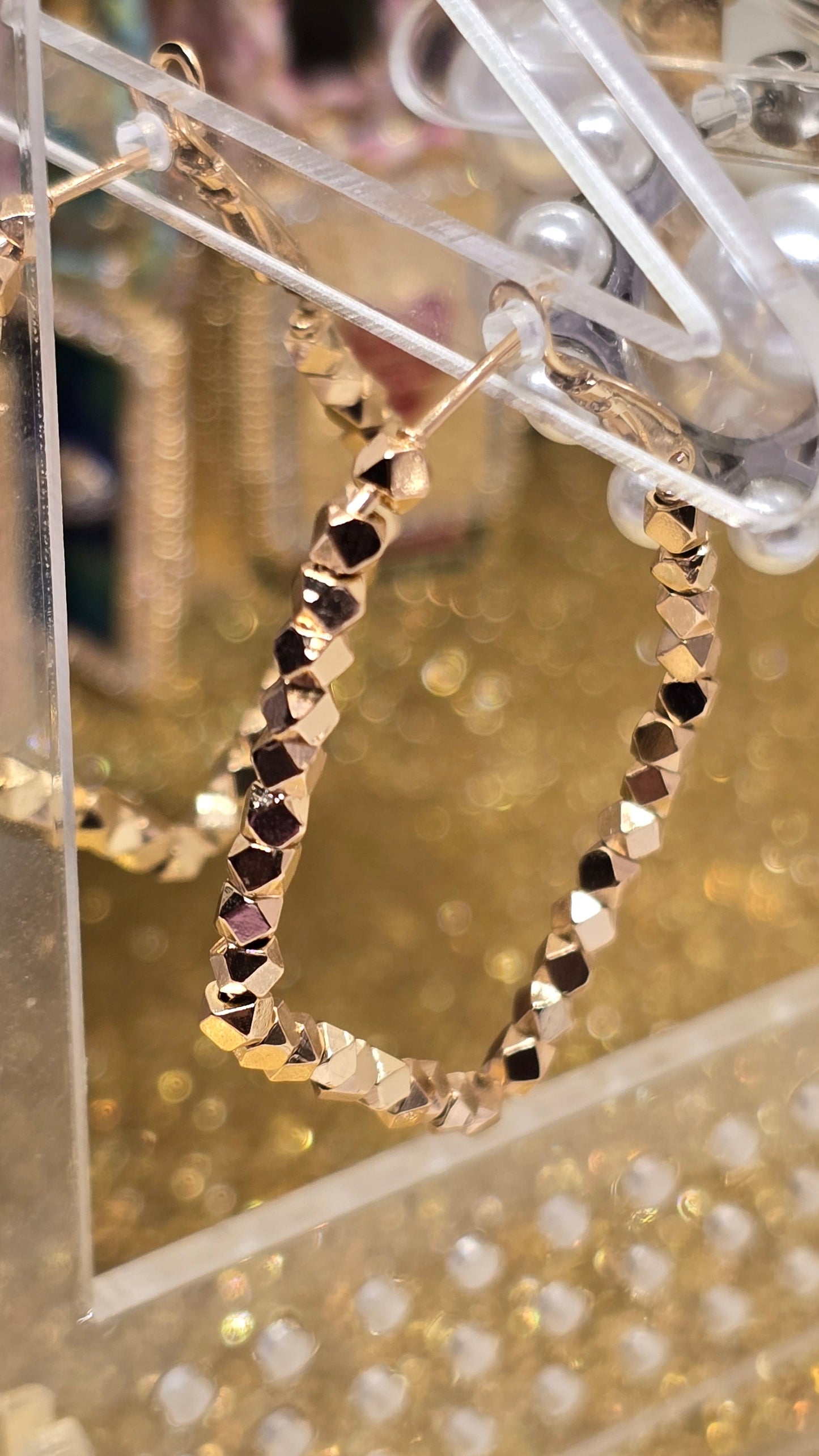 18K Rosegold Ohrringe - rosevergoldete Zierliche Ohrstecker