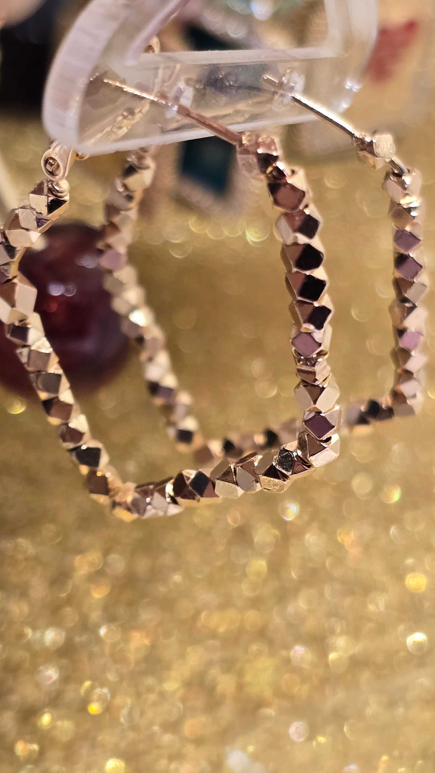 18K Rosegold Ohrringe - rosevergoldete Zierliche Ohrstecker