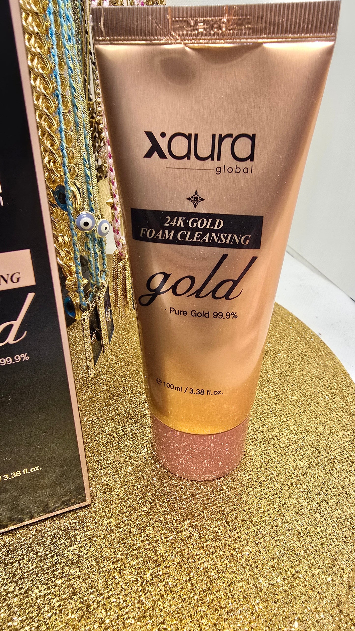 Xaura Global 24K Gold Schaumreinigung – Reines Gold 99,9%