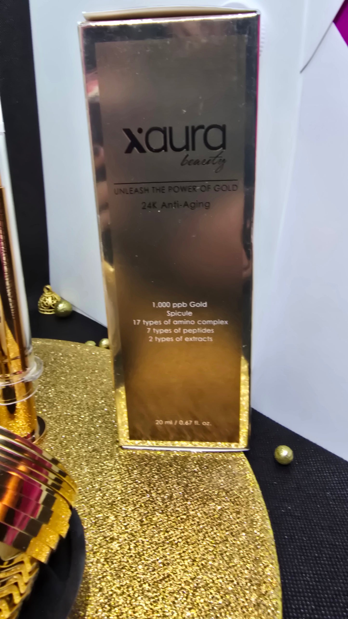 Xaura Global Falten-Serum 24K Anti-Aging Spicule-Serum – Gold, Peptide & Amino Komplex