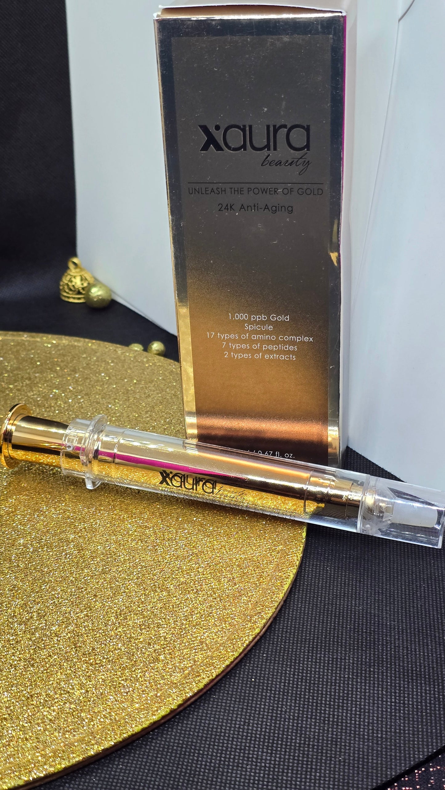 Xaura Global Falten-Serum 24K Anti-Aging Spicule-Serum – Gold, Peptide & Amino Komplex