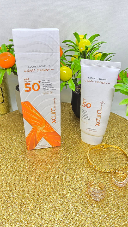 Xaura Sonnencreme LSF 50 PA+++ UVA/UVB Schutz – aus Korea mit Anti-Falten-Wirkung