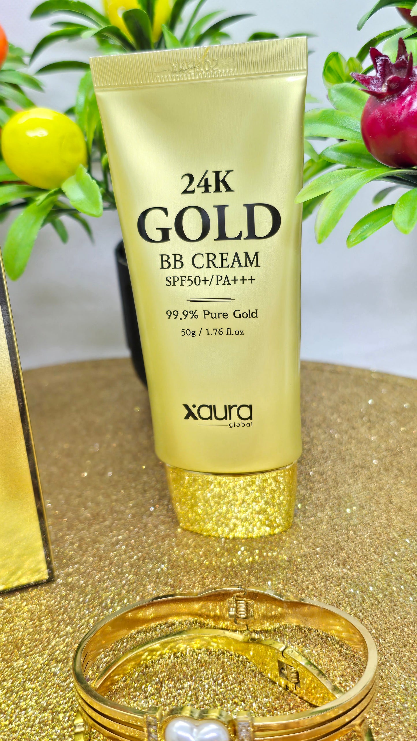 Xaura Global 24K BB Cream aus Korea mit LSF 50 und Anti-Aging-Wirkung