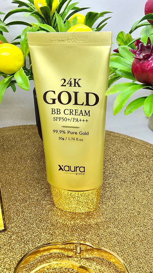 Xaura Global 24K BB Cream aus Korea mit LSF 50 und Anti-Aging-Wirkung