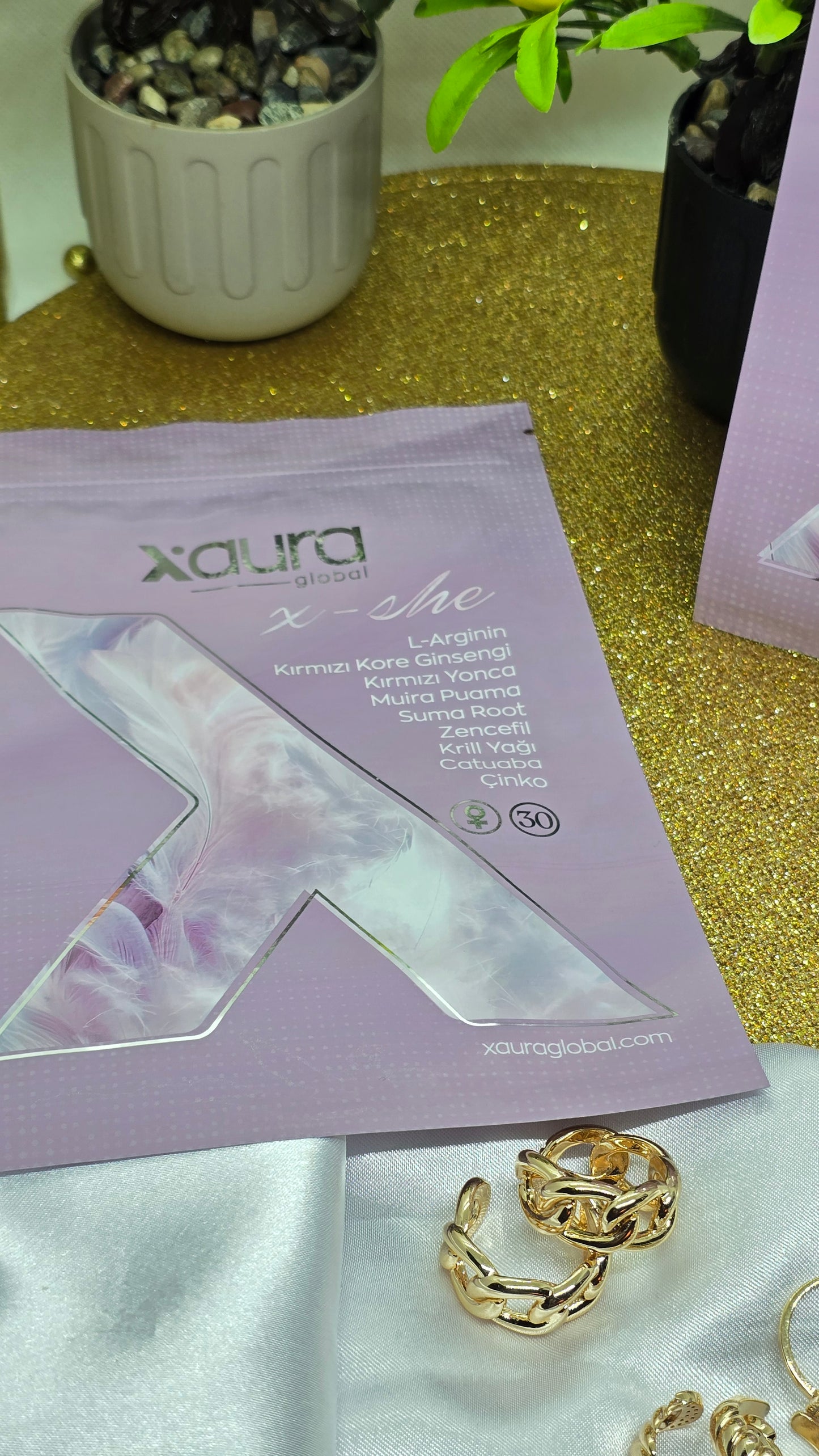 Xaura Xshe Transdermales Pflaster-Energie,Hormonbalance & Vitalität speziell für Frauen (30 Stück)
