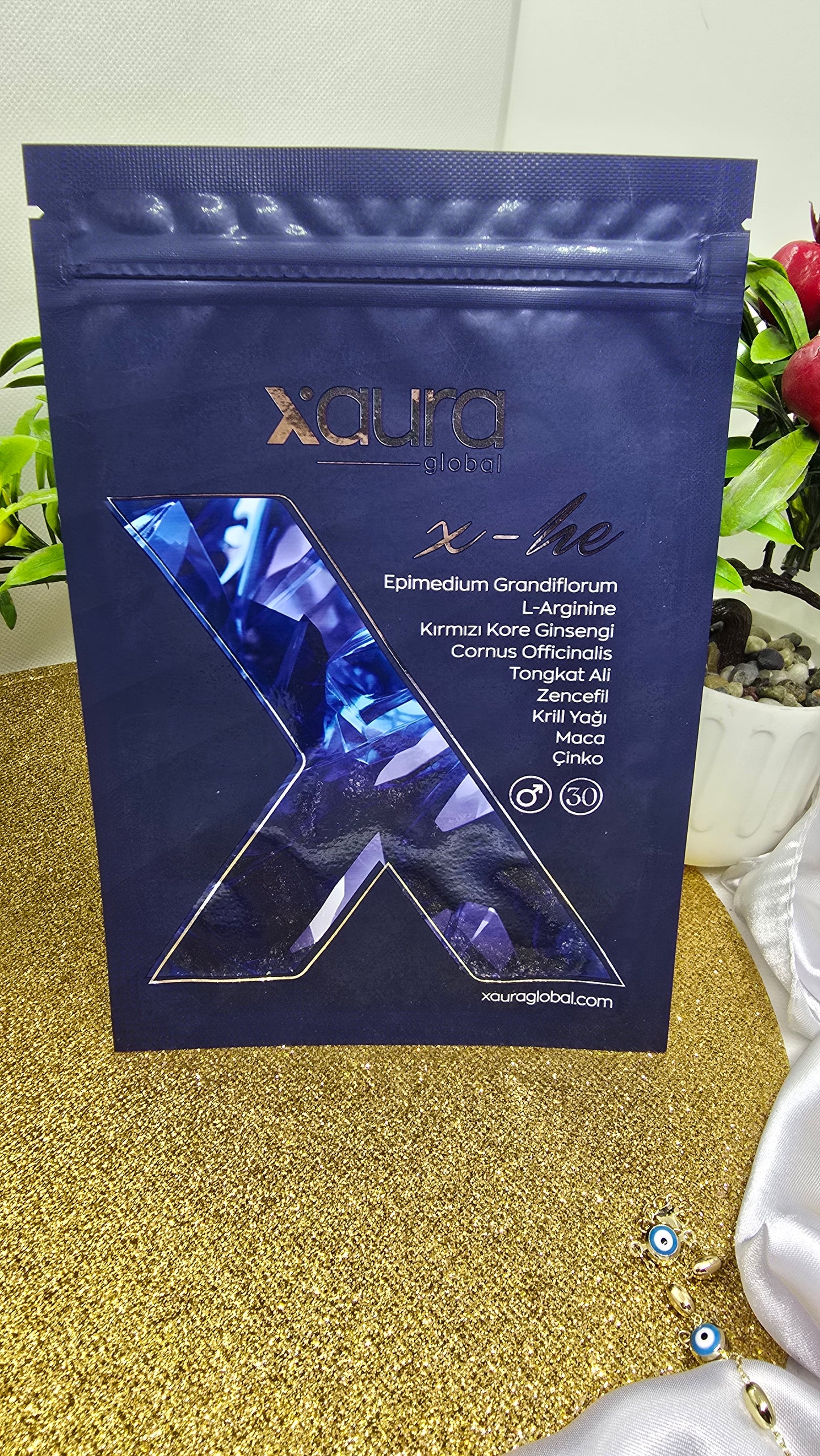 Xaura X-He Transdermal-Pflaster für Männer - Energie & Leistungssteigerung (30 Stück), Transdermale Pflaster für Männer