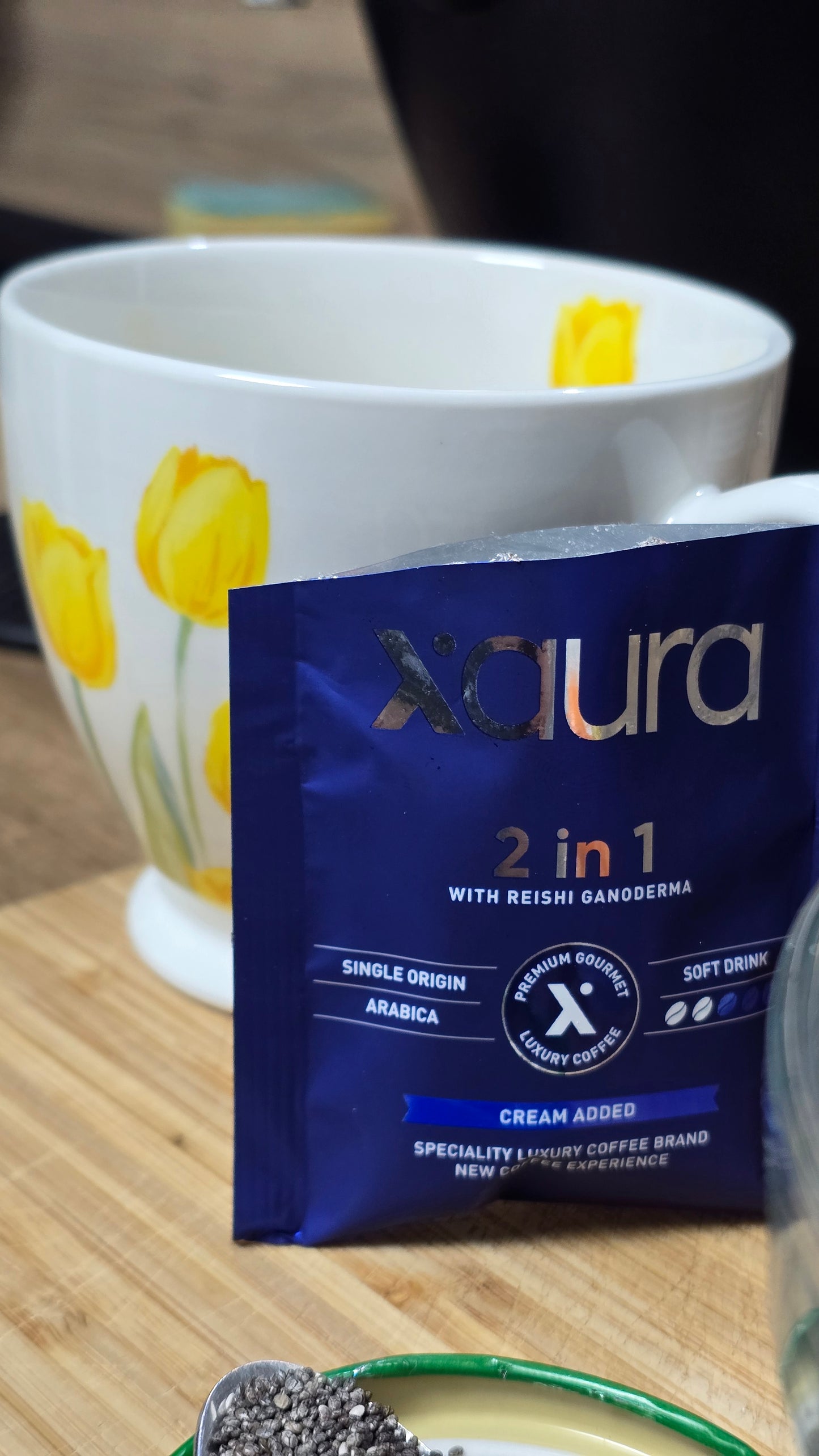 Xaura Reishi Black Coffee – Mushroom Coffee for Metabolism, Energy & Focus--Xaura Reishi 2in1 Coffee – Medicinal Mushroom Coffee for Metabolism & Well-being-- Xaura Reishi Latte – Creamy Mushroom Coffee for Energy & Metabolism