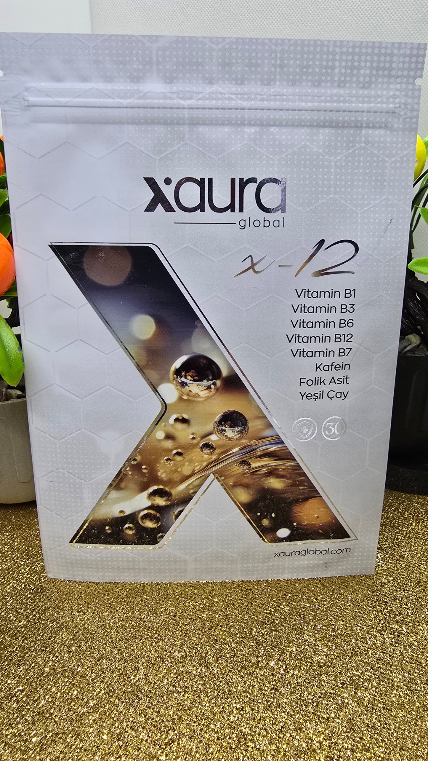 Xaura X-12 Energie & Fokus Patch – Vitamin B Komplex, B12 & Koffein - Xaura X-12 Transdermales Pflaster – Für mehr Energie, Fokus & Vitalität