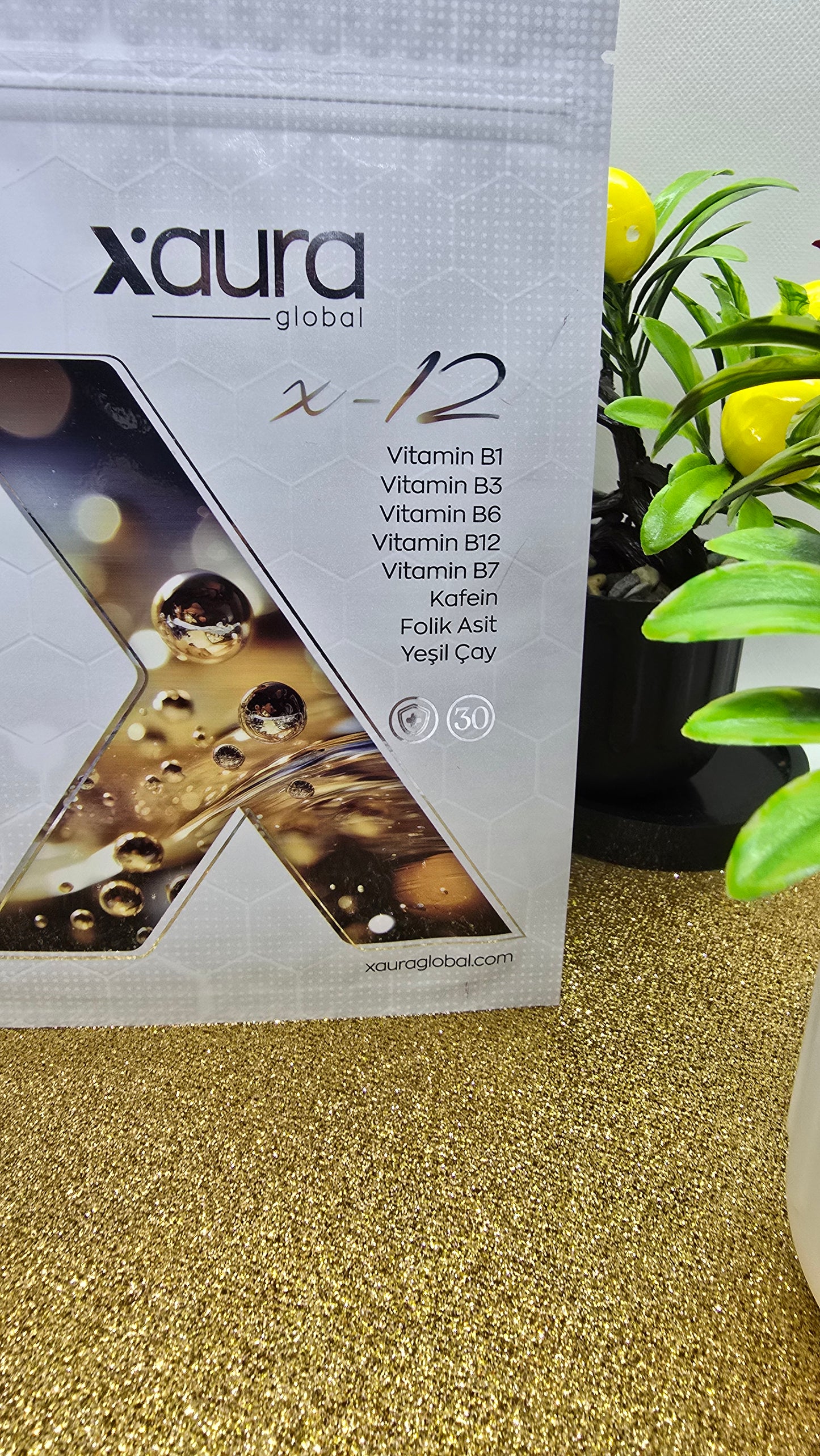 Xaura X-12 Energie & Fokus Patch – Vitamin B Komplex, B12 & Koffein - Xaura X-12 Transdermales Pflaster – Für mehr Energie, Fokus & Vitalität