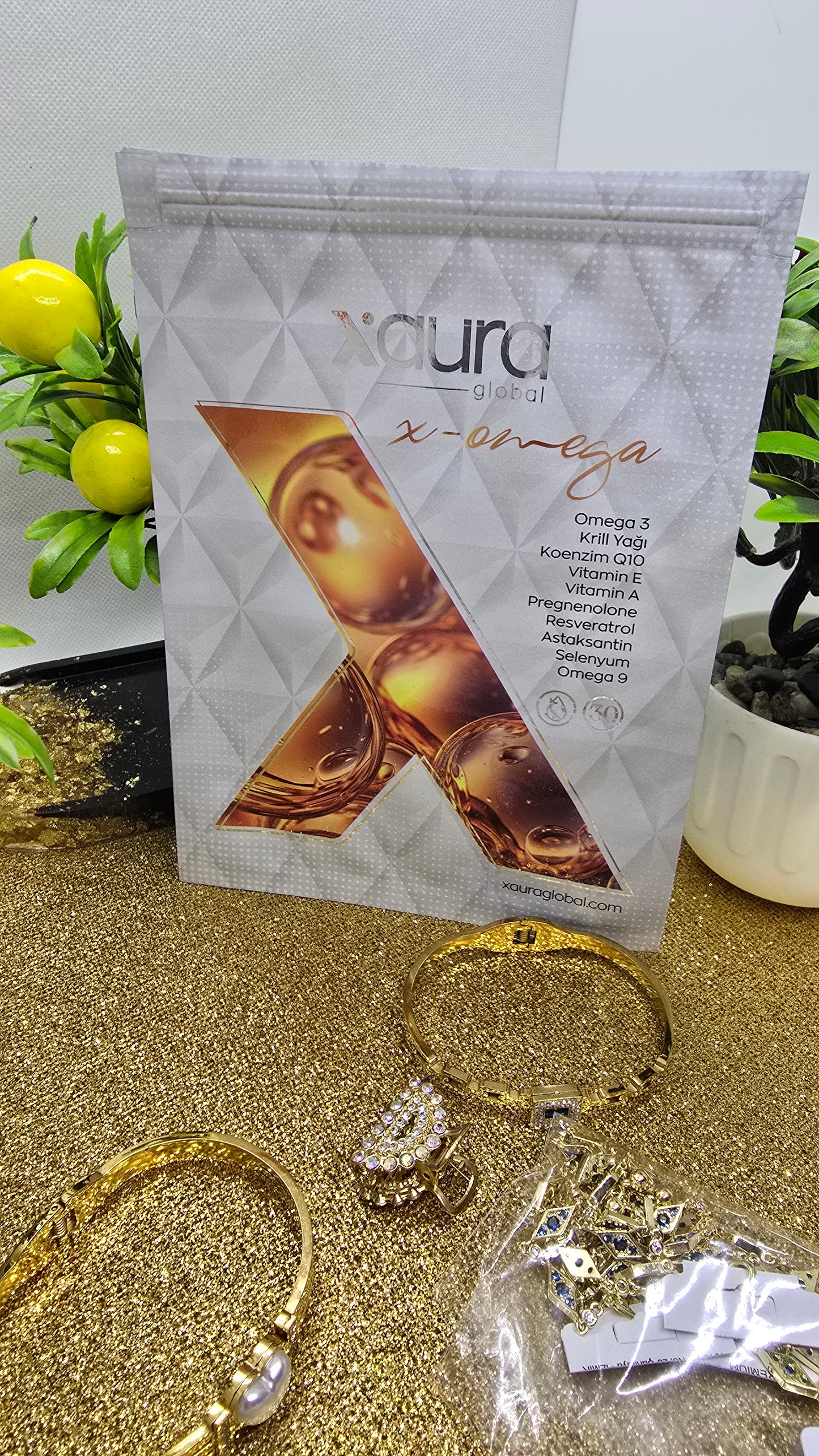 Xaura X-Omega Komplex – With Krill Oil, Omega 3, Q10 & Astaxanthin
