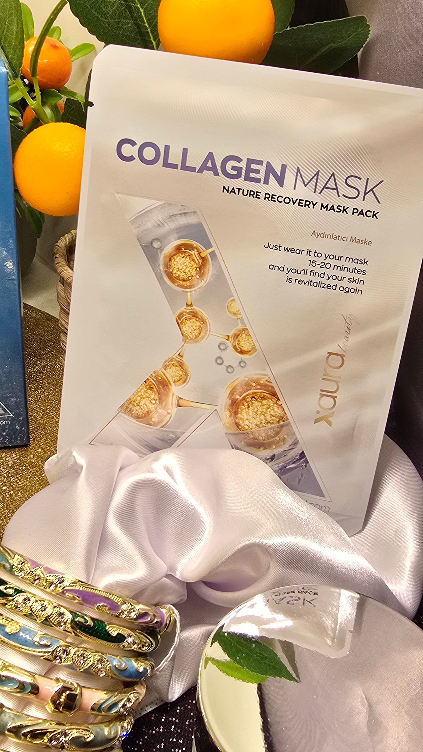 Korean Collagen Face Mask Set of 4 - South Korea
