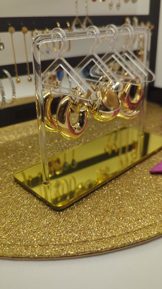 Creolen gold jewelry Ohrringe Earrings ideal für Geschenk