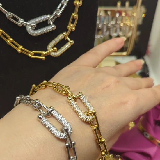 Edelstahl Armreif - Verstellbares Armband - Beautyway073 Düsseldorf Germany