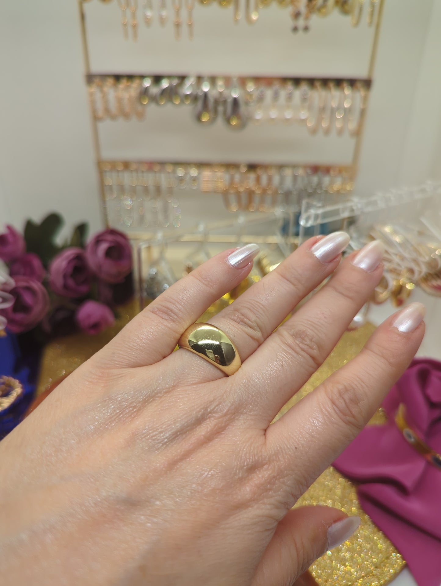 Bottega Jewelry Edelstahl Ring ideal für Set and Geschenk