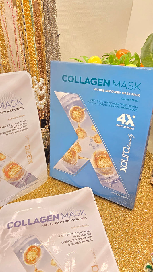 Korean Collagen Face Mask Set of 4 - South Korea