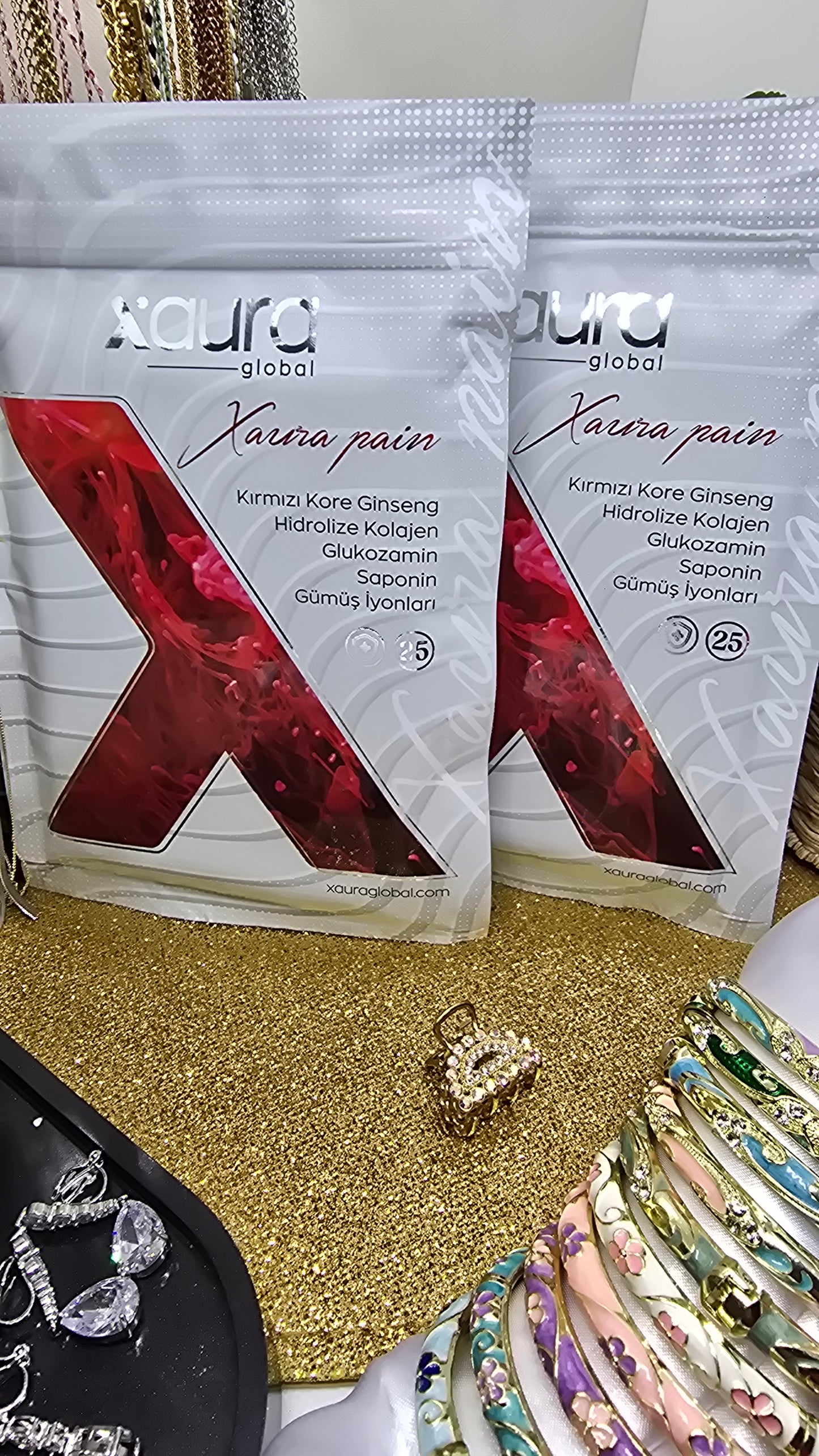 Xpain Xaura Schmerzpflaster Roter koreanischer Ginseng & Kollagen – 25 Stück – Xpain