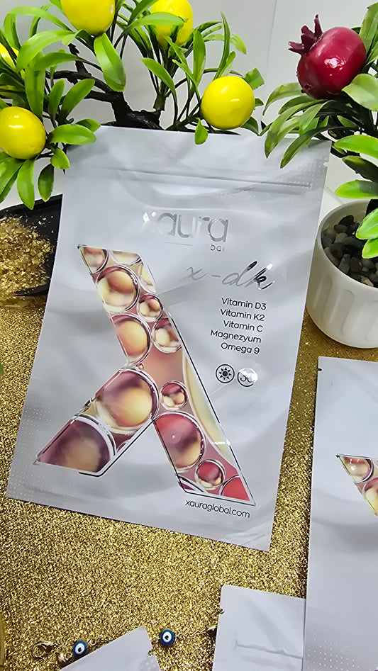 Xaura Global X-DK Vitamin D3+K2+Magnesium Transdermal-Pflaster (30 Stück)