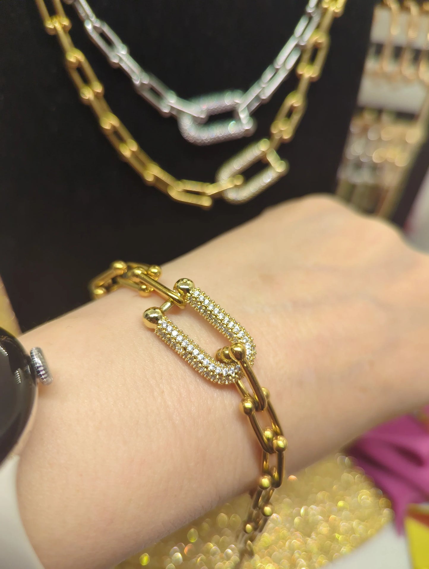 Edelstahl Armreif - Verstellbares Armband - Beautyway073 Düsseldorf Germany