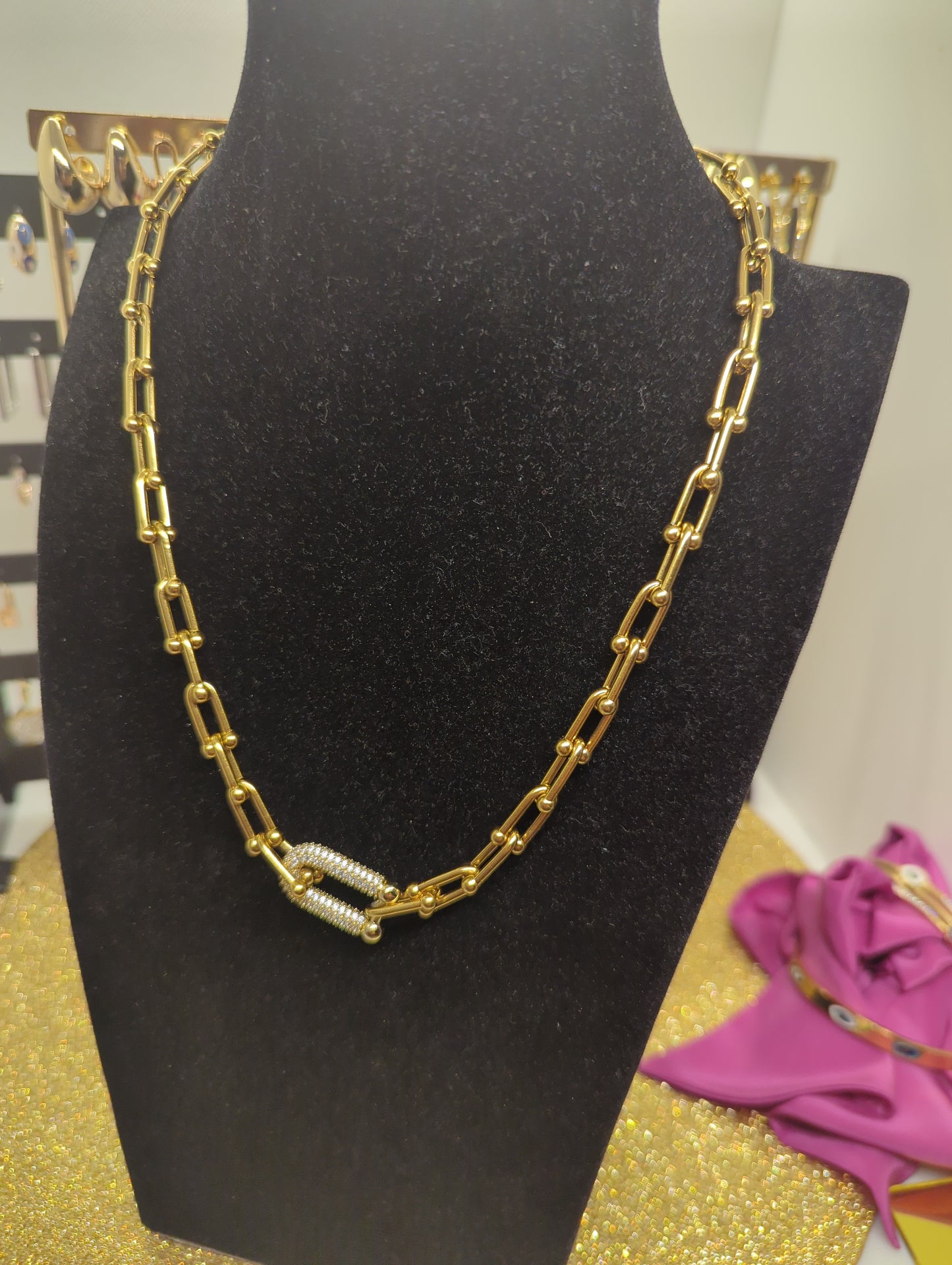 Edelstahl Halskette - Gold & Silber Kette