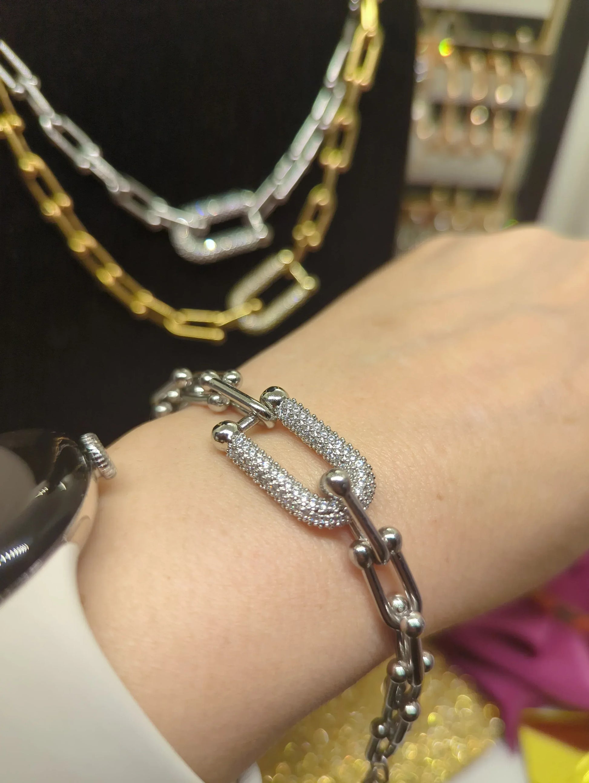 Edelstahl Armreif - Verstellbares Armband - Beautyway073 Düsseldorf Germany